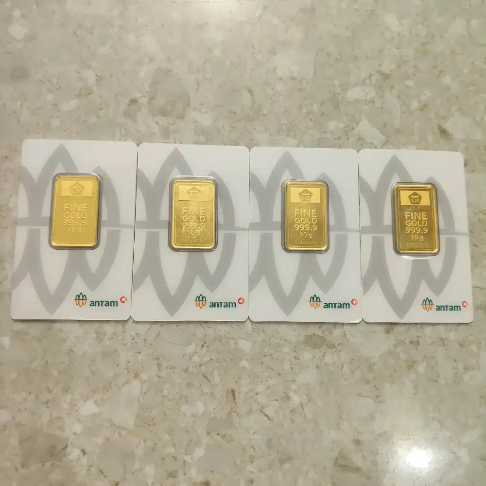 Jual Logam Mulia Emas Antam pecahan 10 gram th 2024