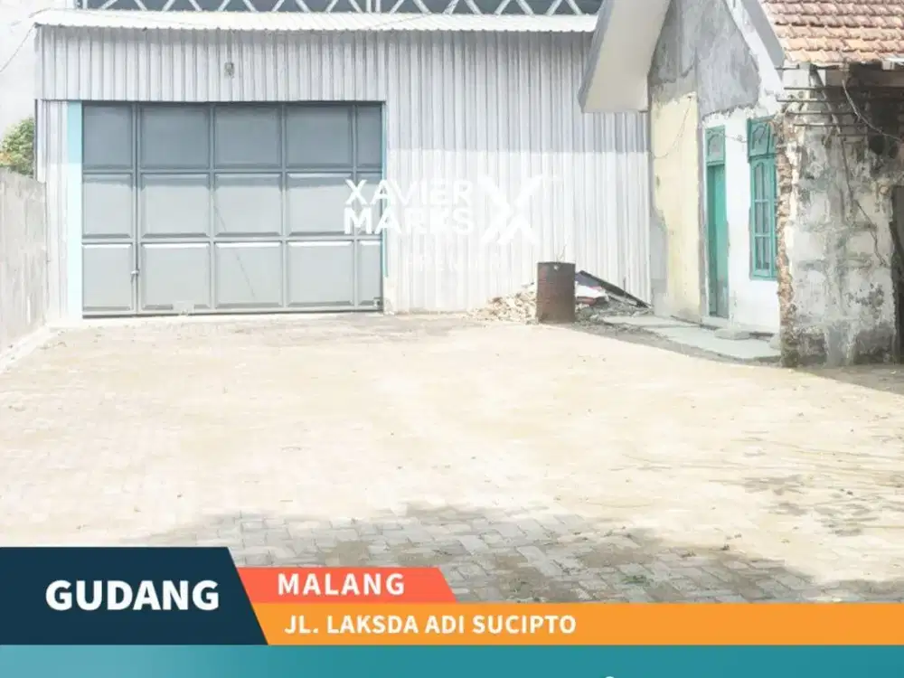 Disewakan Gudang Baru Super Strategis di LA Sucipto Blimbing Malang