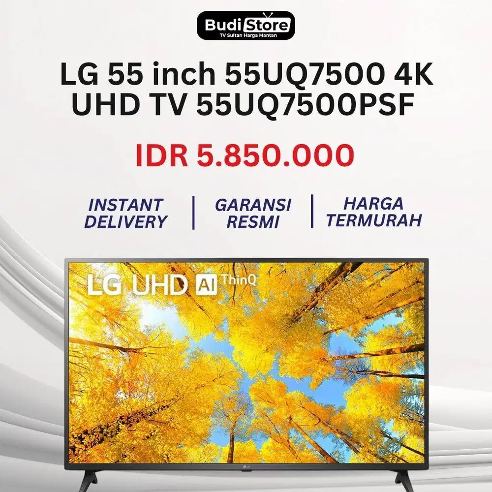 LG 55 inch 55UQ7500 4K UHD TV 55UQ7550PSF NEW SEGEL GARANSI RESMI