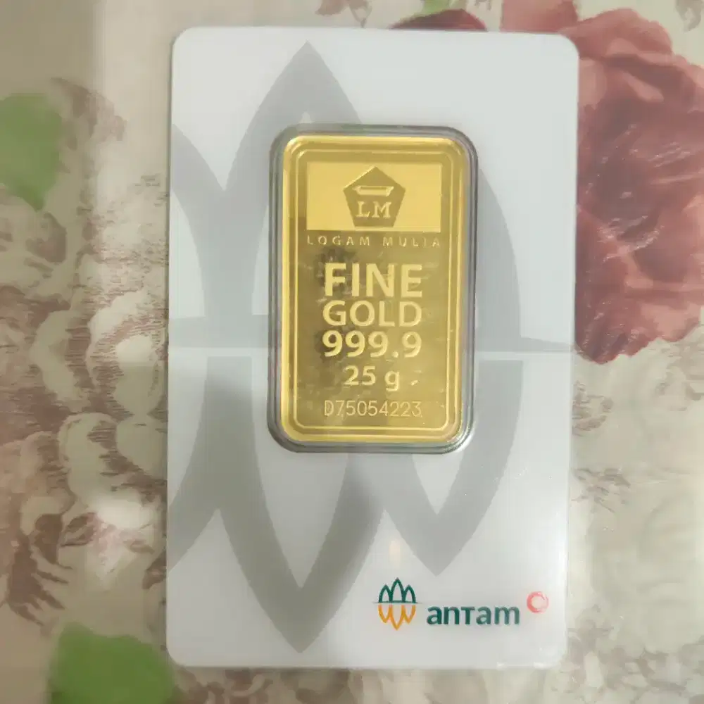 Jual Logam Mulia Emas Antam pecahan 25 gram th 2025
