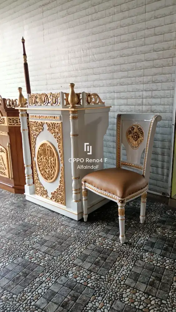 Mimbar masjid podium 102
