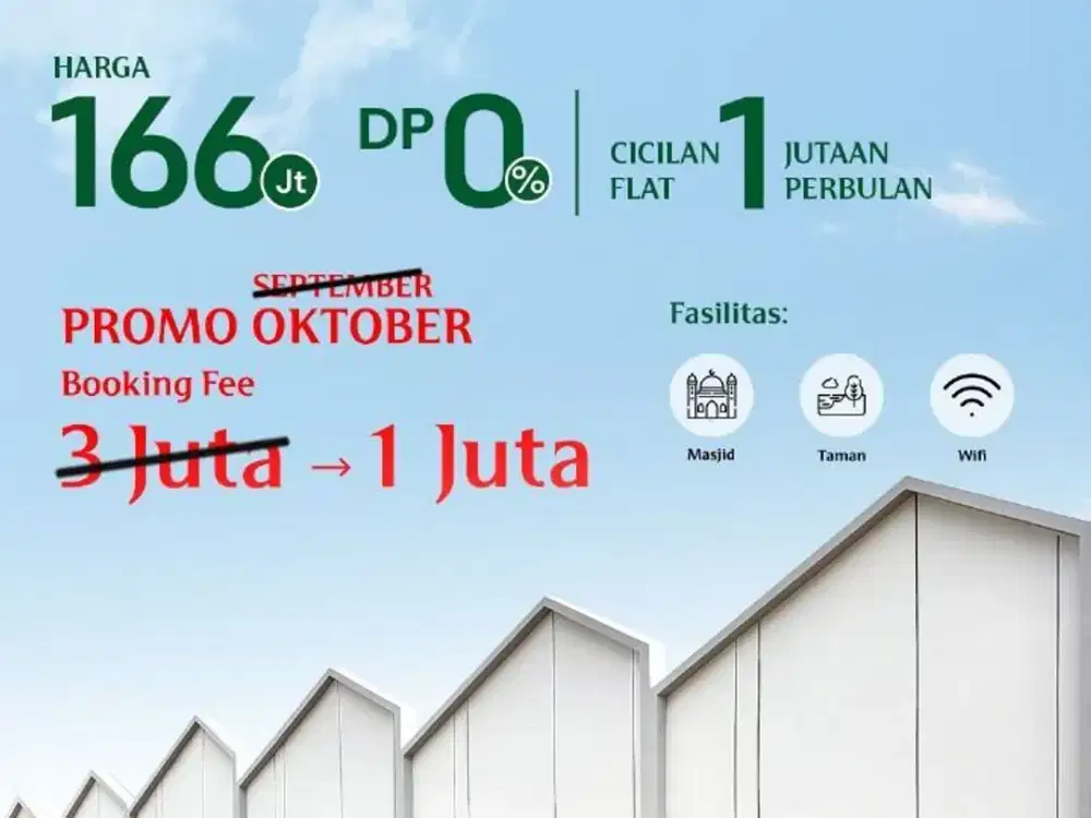 Punya Rumah Sendiri Sekarang! DP 0 & Cicilan Super Ringan di Kota Baru Arjasari