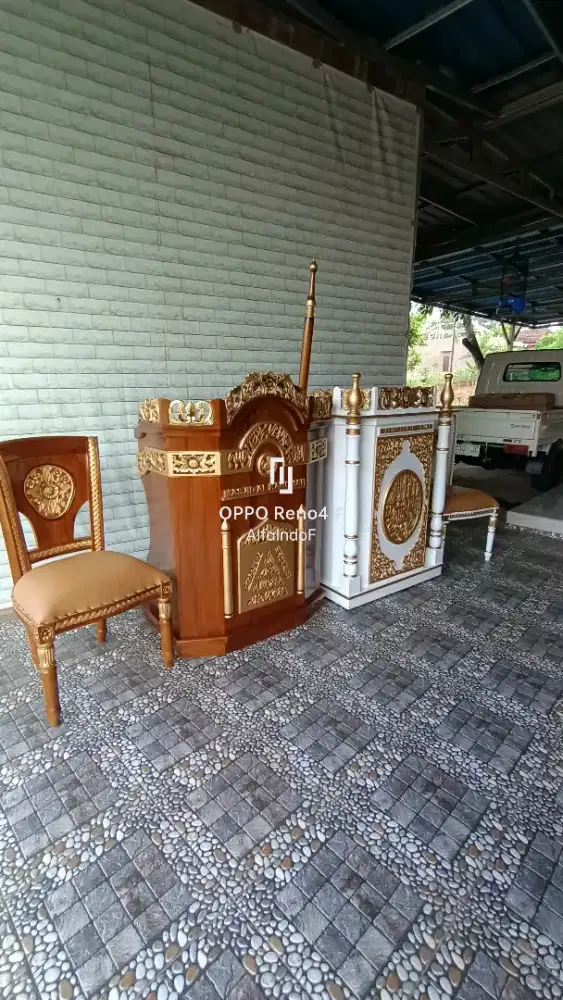 Mimbar masjid podium 105