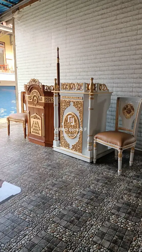 Mimbar masjid podium 109
