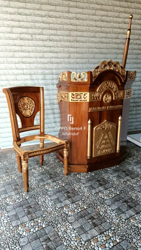 Mimbar masjid podium 110