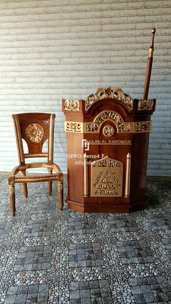 Mimbar masjid podium 111