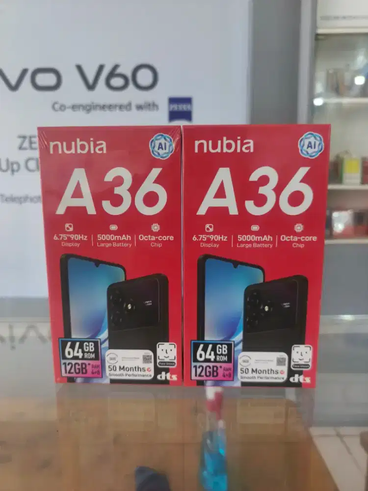 Nubia A36 4/64gb cukup diharga 1jt aja