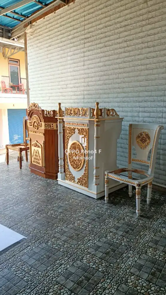 Mimbar masjid podium 115