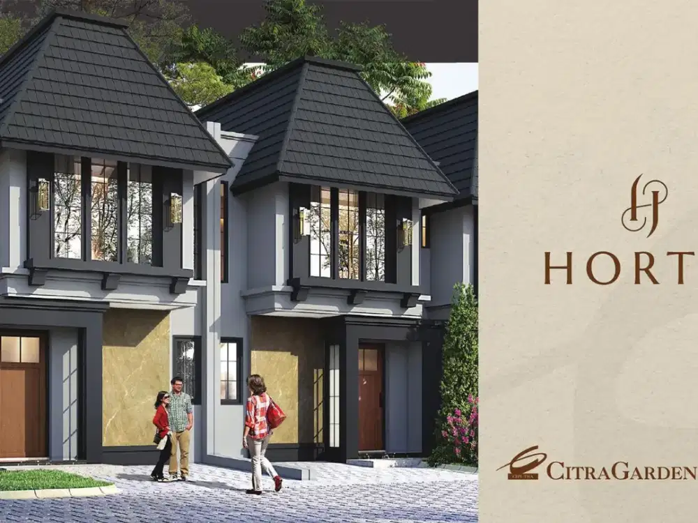 Dijual Hunian 2 Lantai Terbaru Cluster Hortis di Citra Garden Serpong, Tangerang