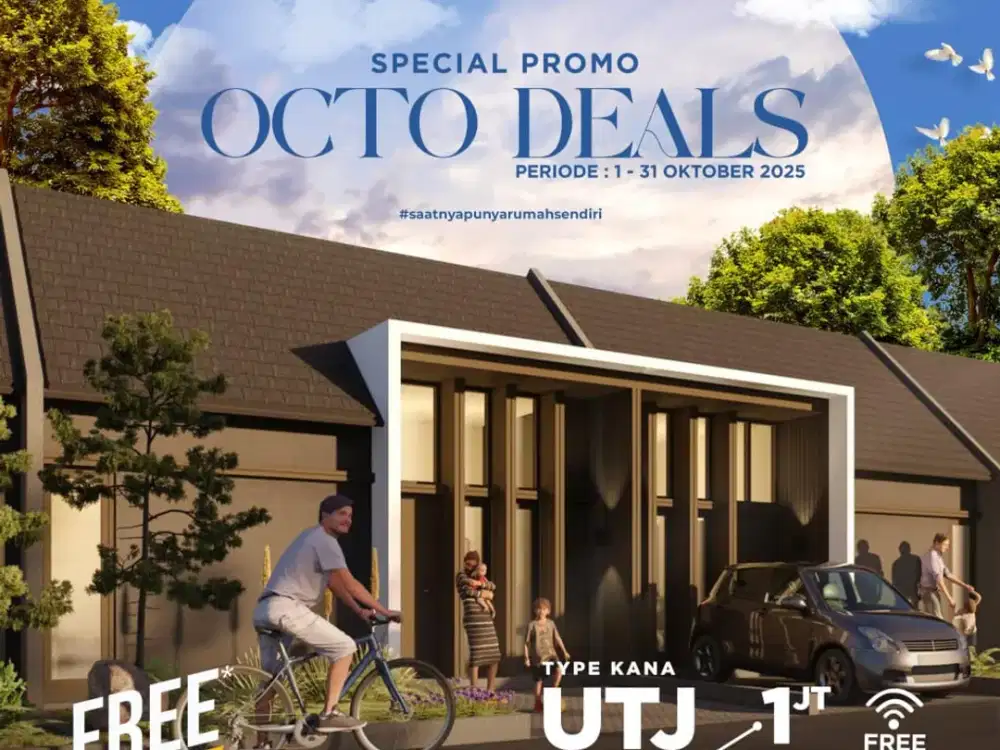 Rumah murah dekat stasiun tanpa dp