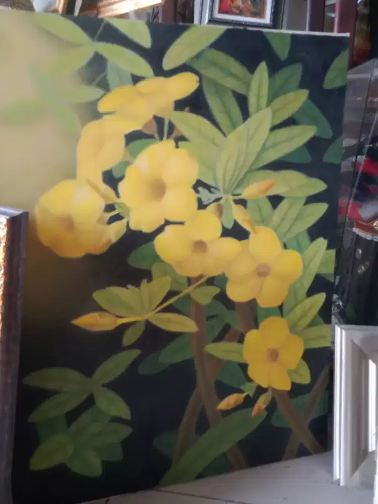 Lukisan bunga alamanda