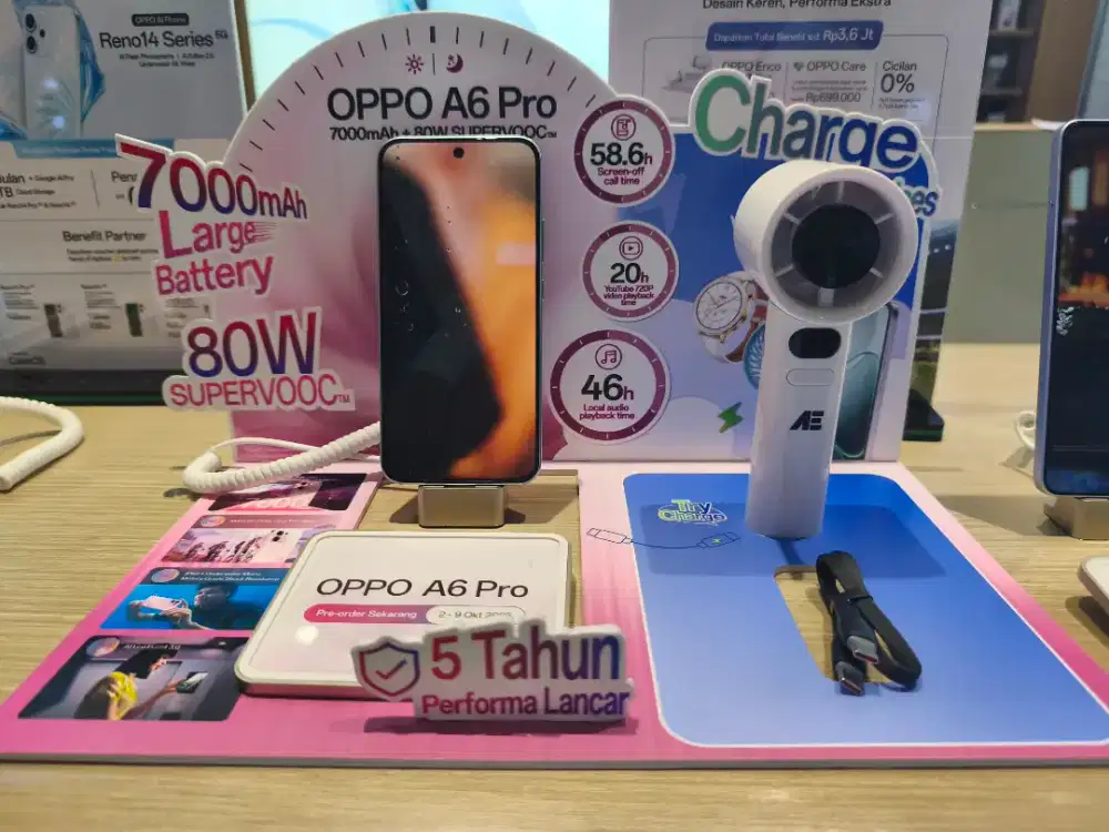 Oppo A6 pro || bisa cicilan 0% free 2x cicilan
