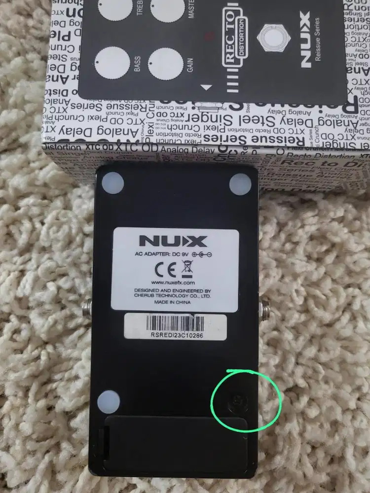 Effect gitar dan bass. NUX REX TO Distortion