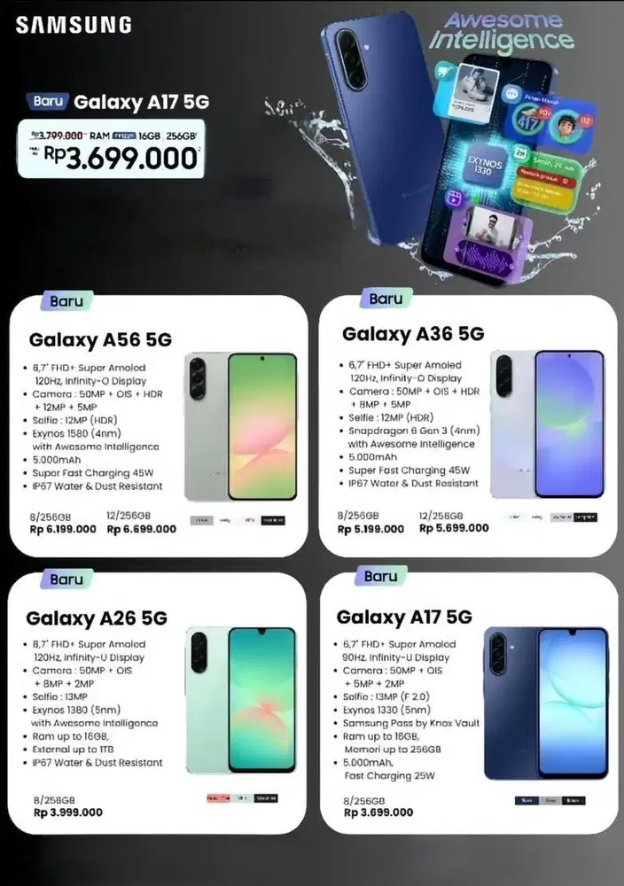 SAUMDUNG GALAXY A SERIES