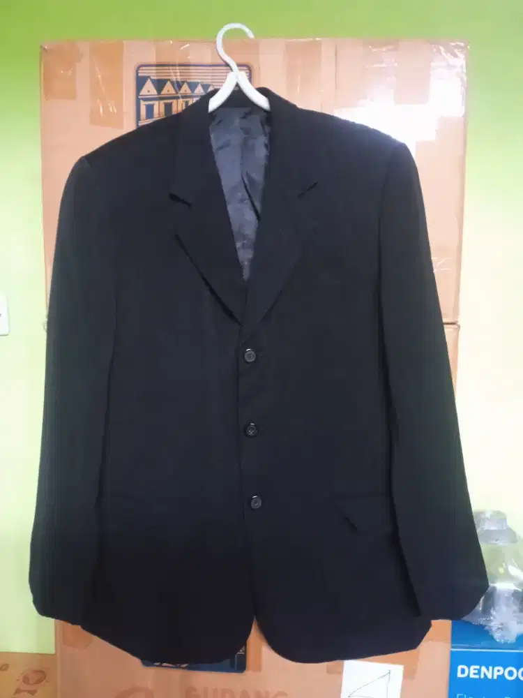 Jas buatan tailor second pria hitam
