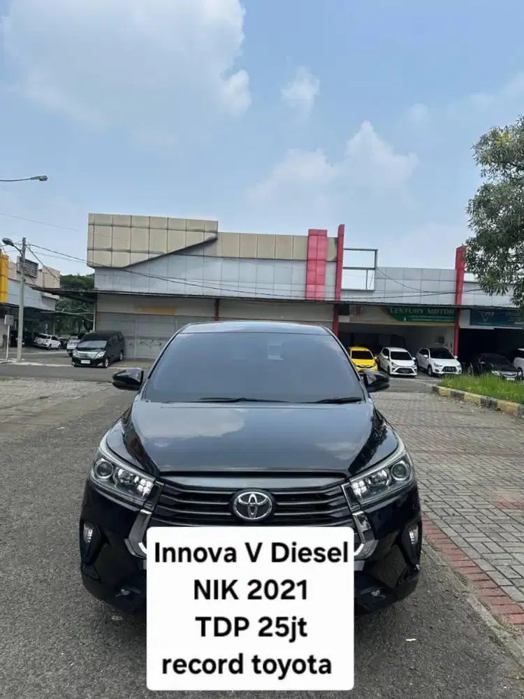 Toyota Innova V diesel 2021 tdp20jt hitam 2022 matic 2020 new model