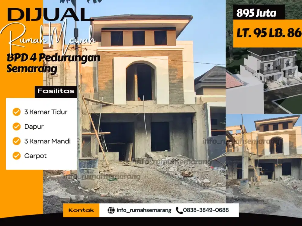 Rumah Cantik On Progress di BPD 4 Pedurungan