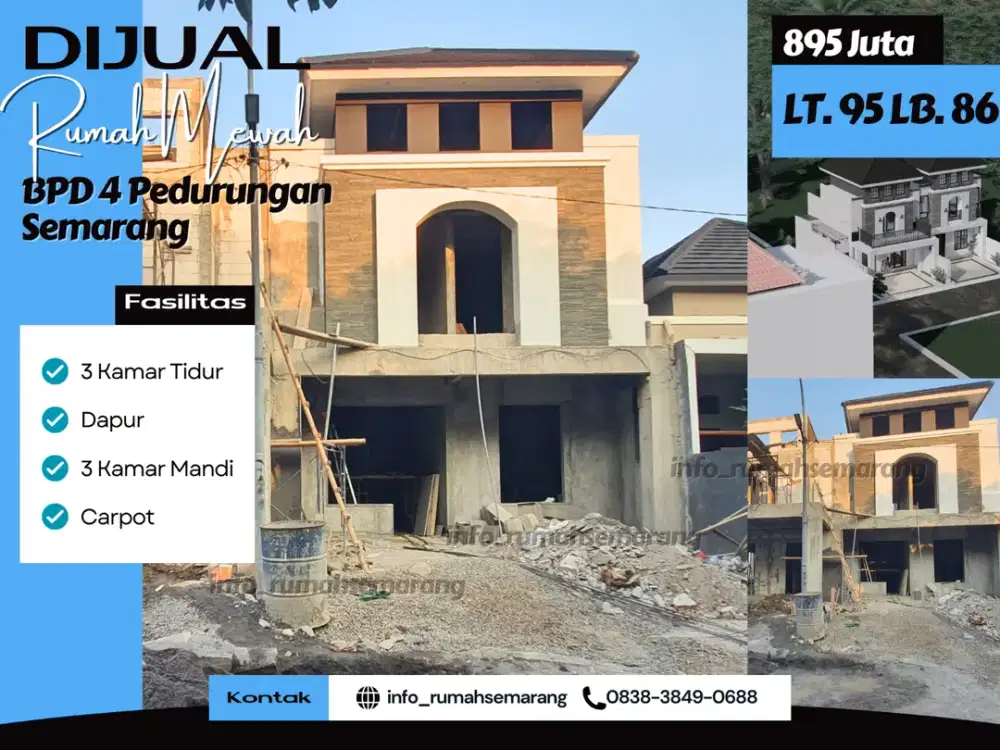 Rumah Baru Desain Modern di Pedurungan Semarang
