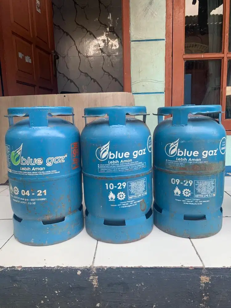 Gas 5’5  blue gas kg kosong