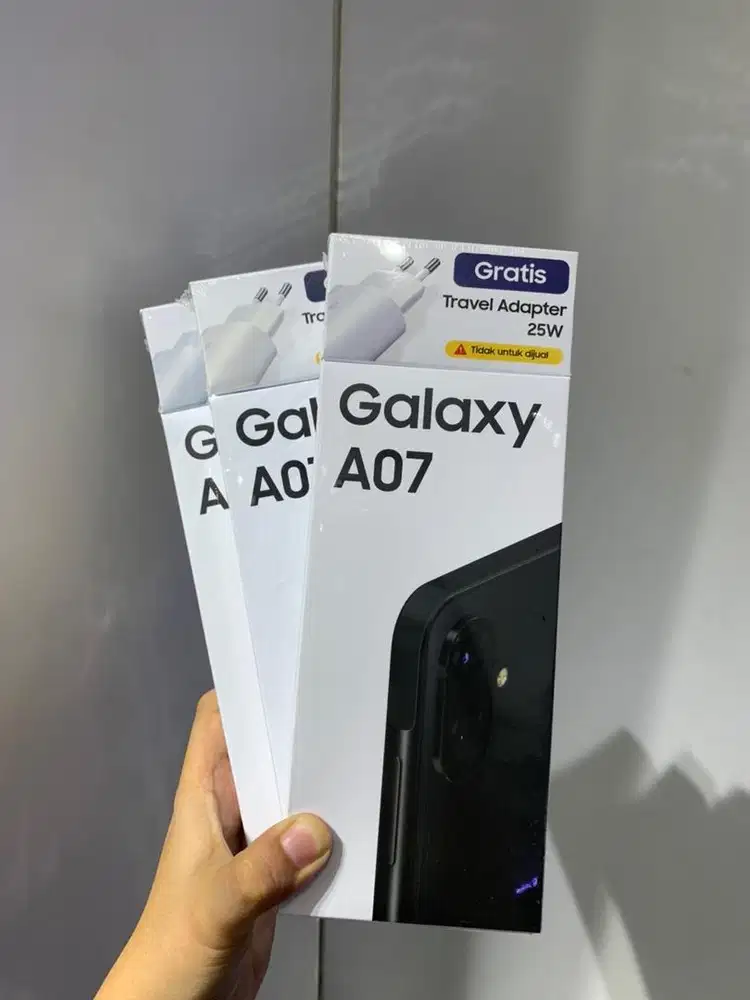 Promo NEW GALAXY SAMSUNG A07 Ram 4/6/8/256GB GARANSI RESMI SEGEL SEIN