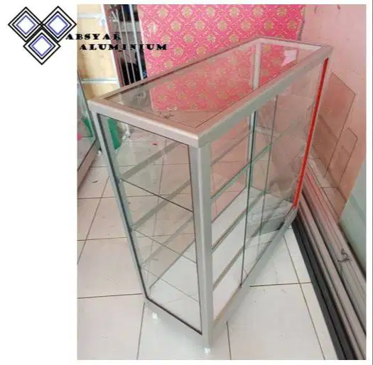 etalase panjang 1 meter cocok untuk toko, warung