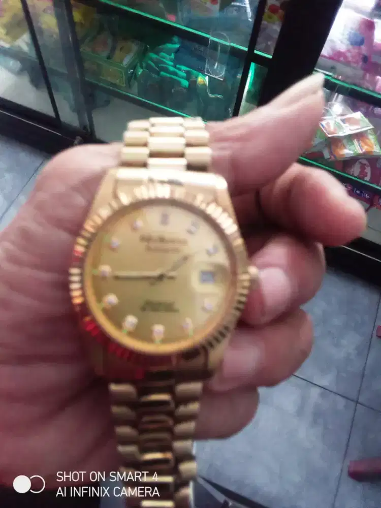 Jam tangan Rollens second msh normal