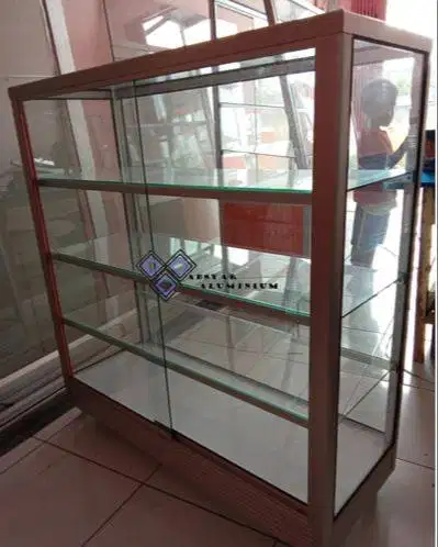 etalase  toko, warung, panjang 1  meter