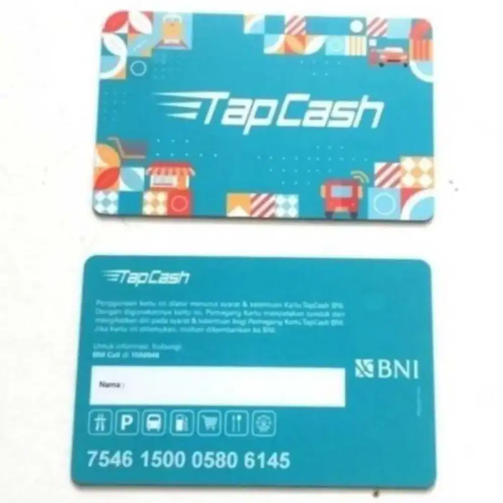 Dua Buah Kartu TAP Cash BNI Kondisi Siap Pakai