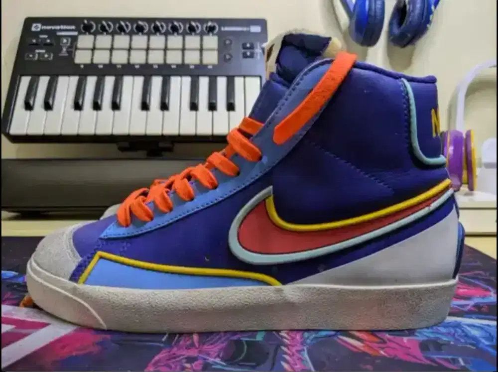 NIKE COLLAB DIMSIX BLAZER MID ‘77 DEEP ROYAL BLUE