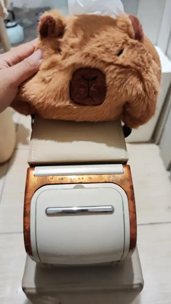 Armrest Biante - Console Box Center Biante warna Beige Wood Preloved