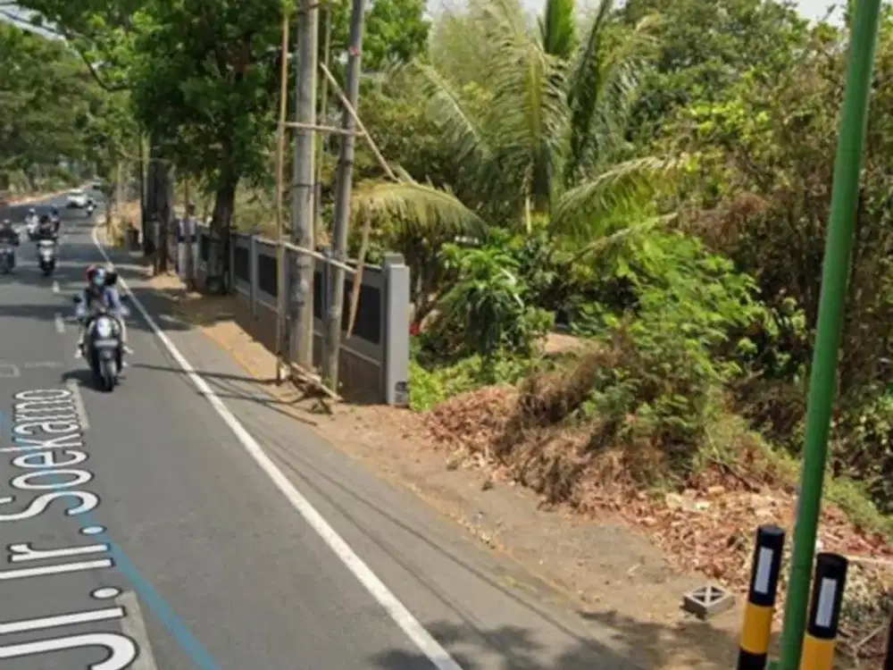 Tanah seluas 7115 m di jalan Haji Soekarno,kota Batu,Malang, 35 Milyar