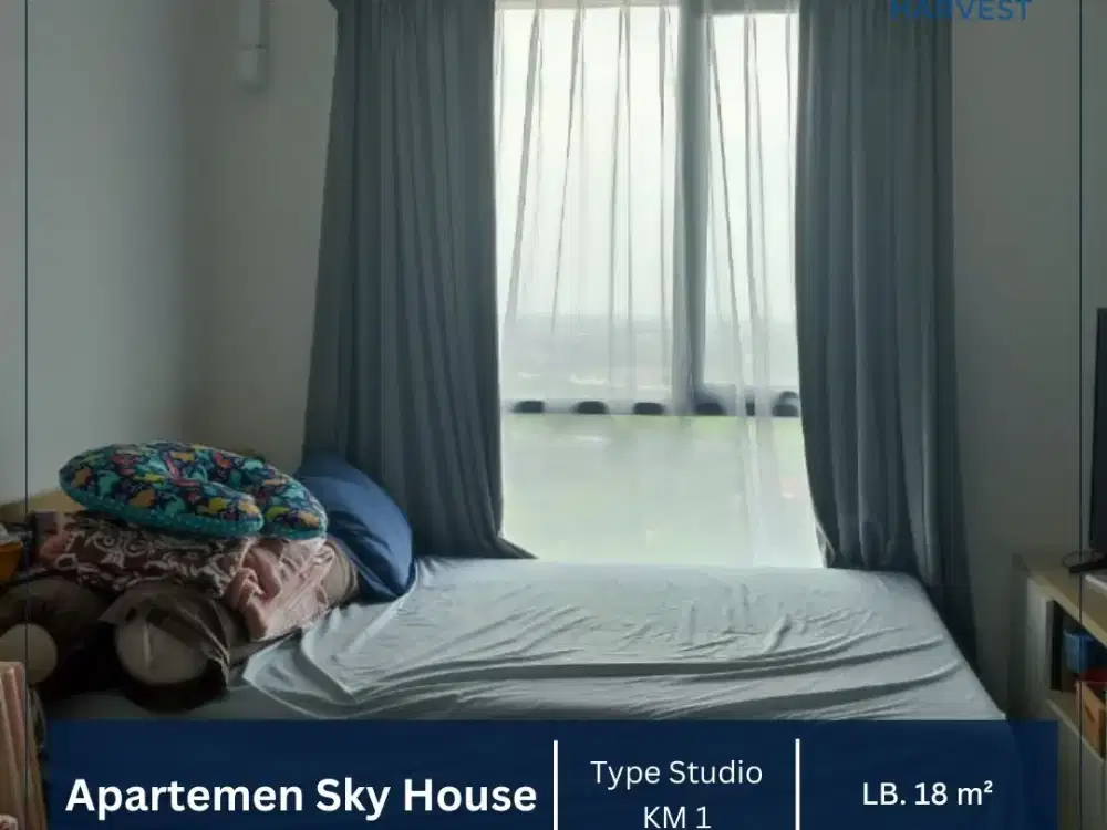 DIJUAL MURAH APARTEMEN SKY HOUSE TYPE STUDIO ALAM SUTERA TANGERANG