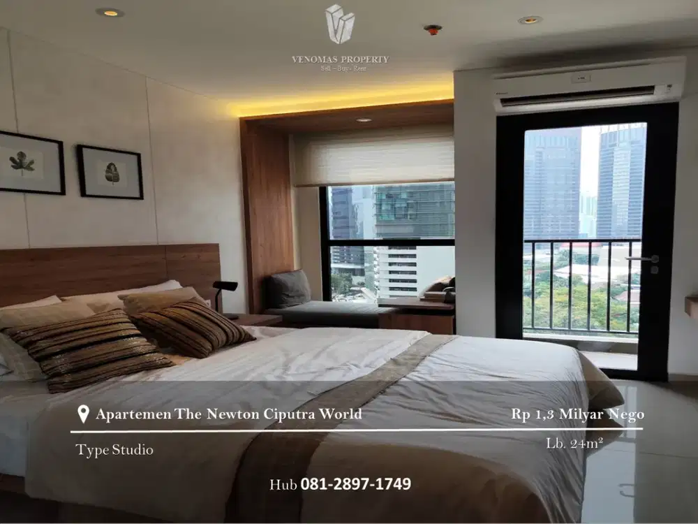 Dijual Apartement The Newton 2 Ciputra World Studio Full Furnished