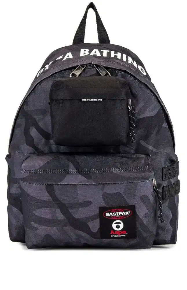 Ransel EASTPAK x Aape BY A BATHING APE  Backpack BLACK CAMO