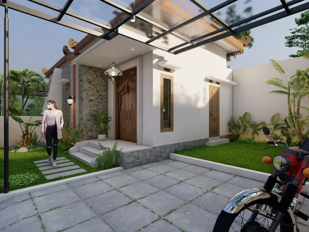 RUMAH SUPER MURAH BERGAYA JOGLO MODERN DEKAT STASIUN PRAMBANAN