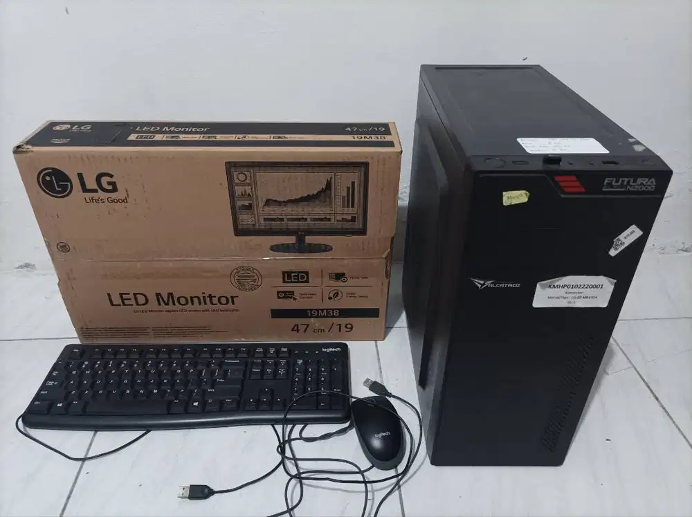 Jual Rugi Paket Komputer Siap Pakai Fullset Monitor LG + CPU (01)