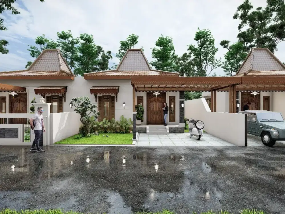 MODERN CLASSIC, RUMAH MINIMALIS 200 JUTAAN LOKASI PREMIUM