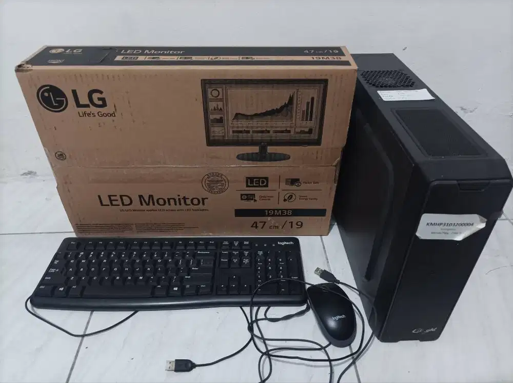 Jual Rugi Paket Komputer Siap Pakai Fullset Monitor LG + CPU (02)