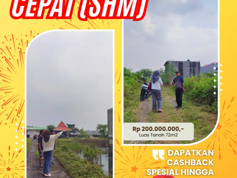 Tanah Kavling Dekat Kota Sidoarjo – Listrik Masuk, Siap Bangun