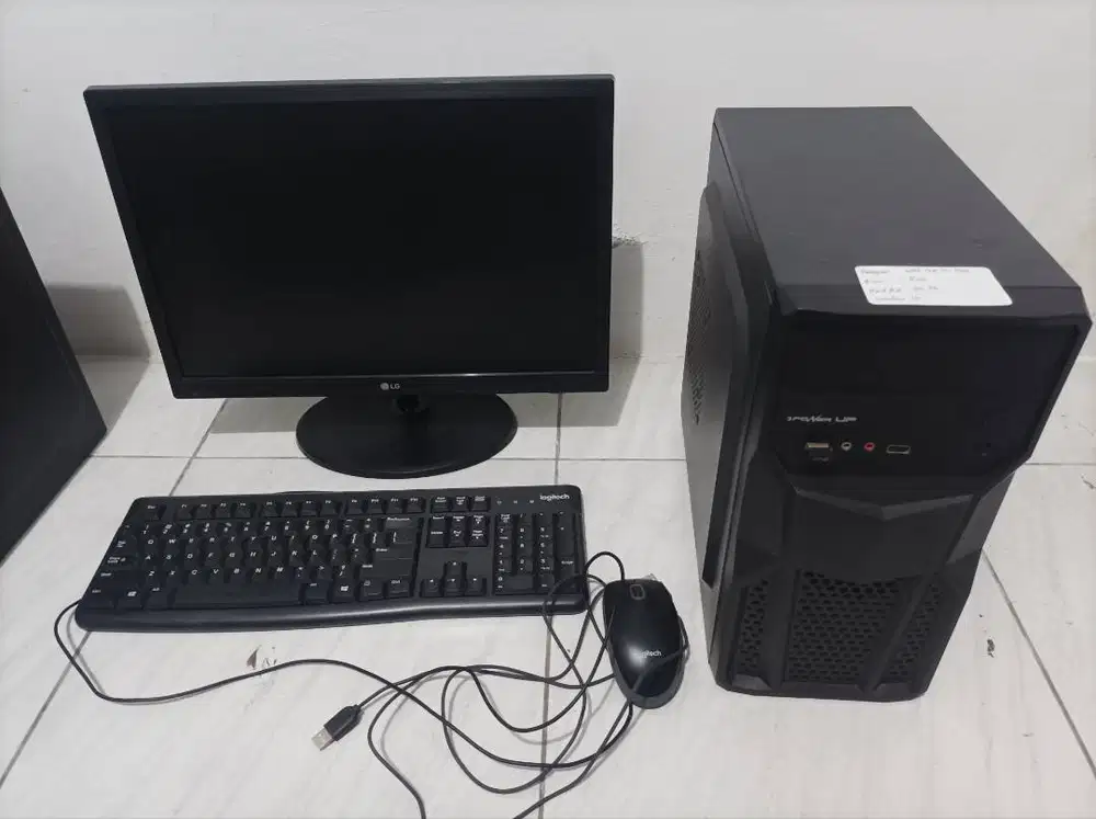 Jual Rugi Paket Komputer Siap Pakai Fullset Monitor LG + CPU (03)