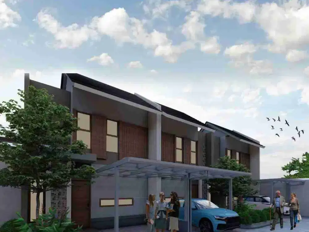 Di jual rumah 2 lantai dekat kampus telkom