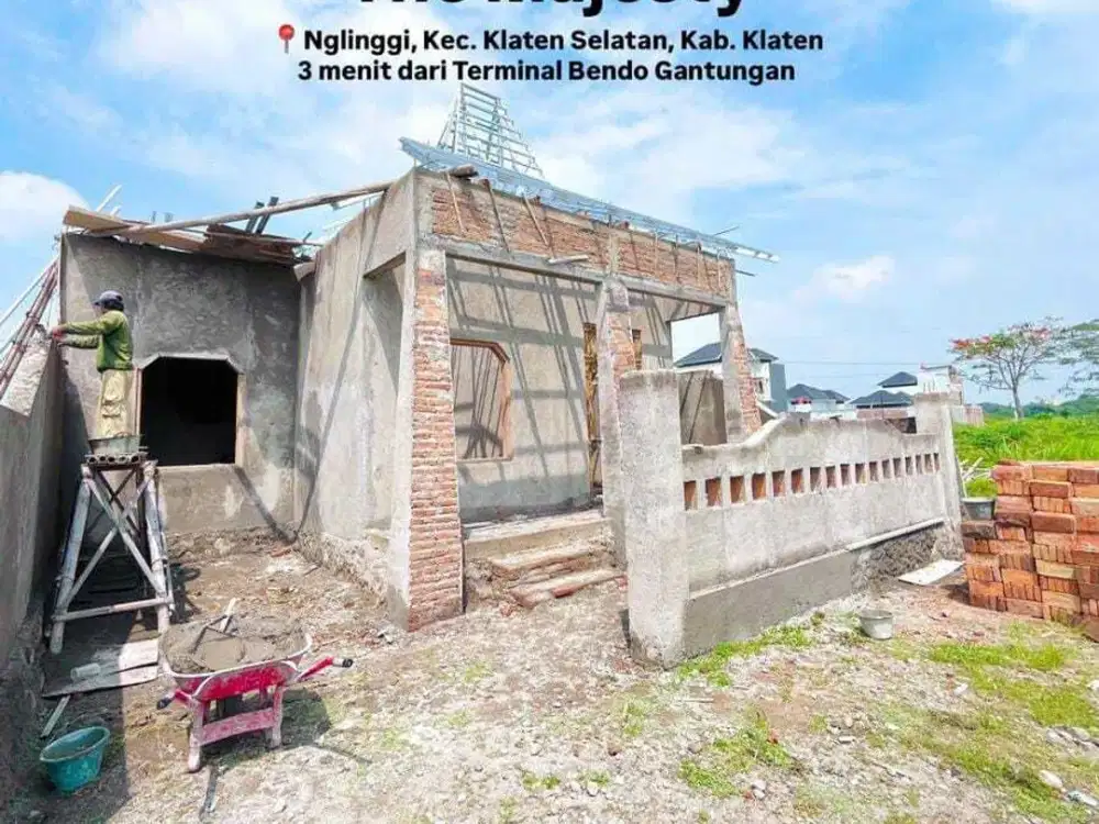 Rumah Murah di Klaten Kota Berkonsep Joglo Etnik!