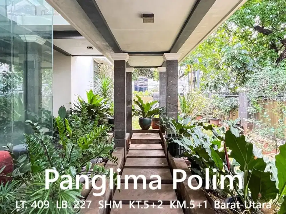 Rumah Asri area Panglima Polim-Melawai, Kebayoran Baru, Jaksel