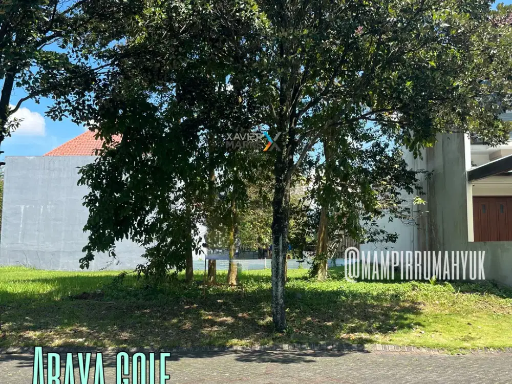 Tanah termurah di boulevard cluster favorit di Araya Golf Malang