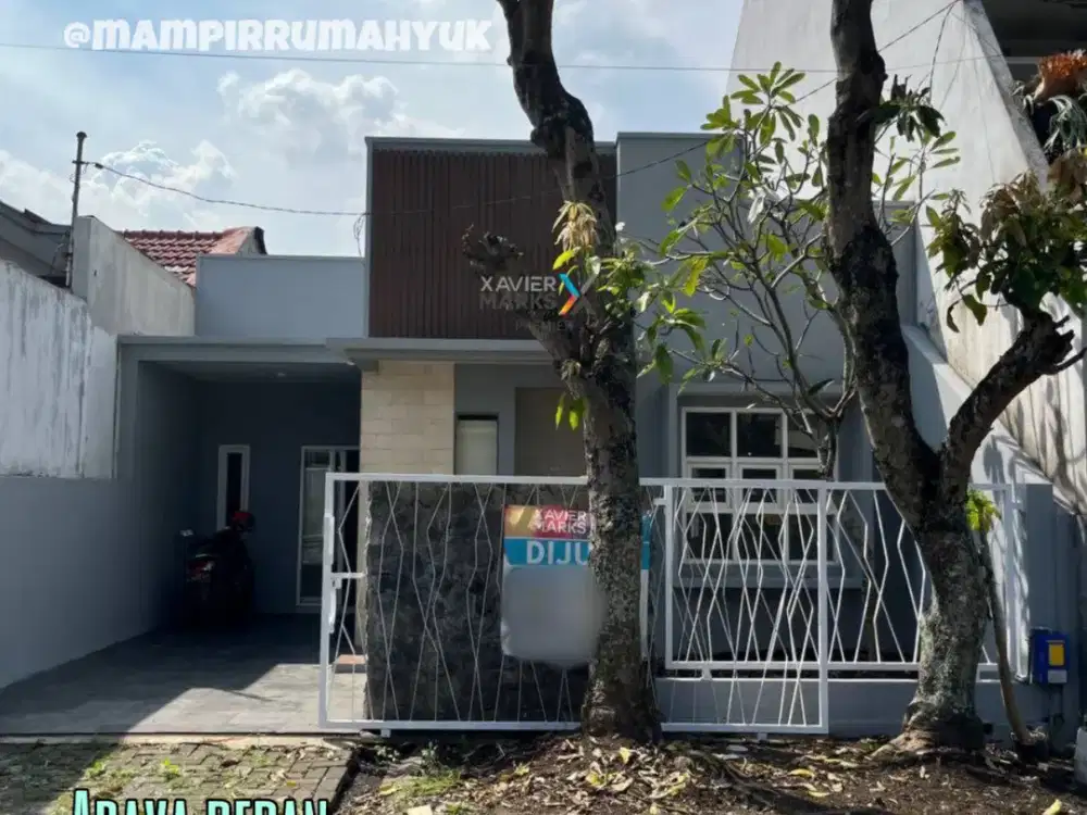 Rumah Modern minimalis di Araya Depan Blimbing Malang