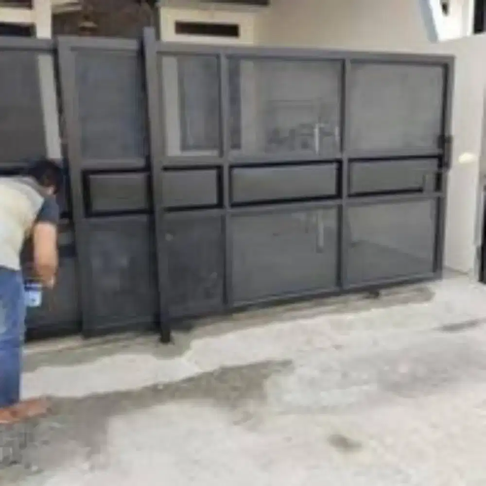 003 pagar plat perforated bulat