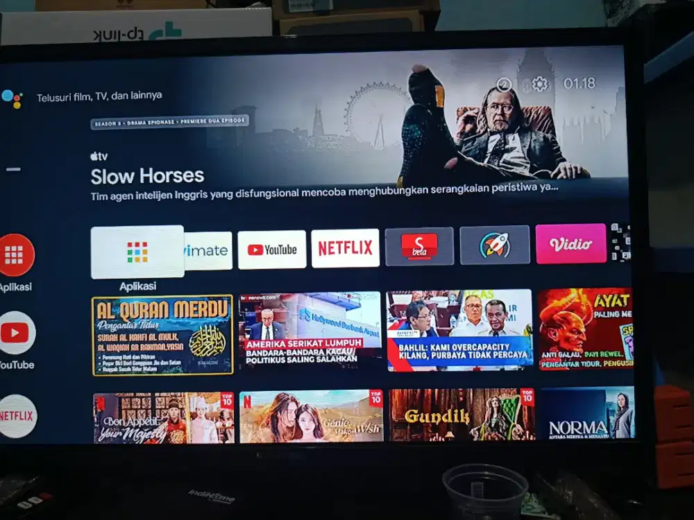 Stb android box v5 unlok siap pakai