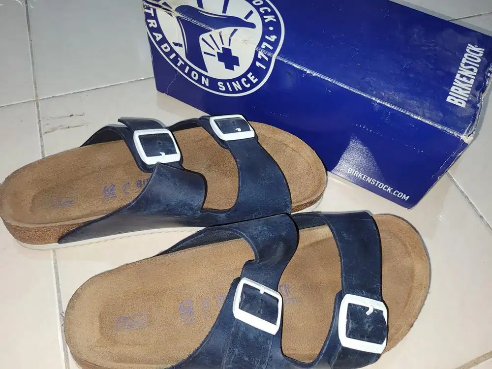 SENDAL BIRKENSTOCK ARIZONA BLUE ORI SIZE 42-43