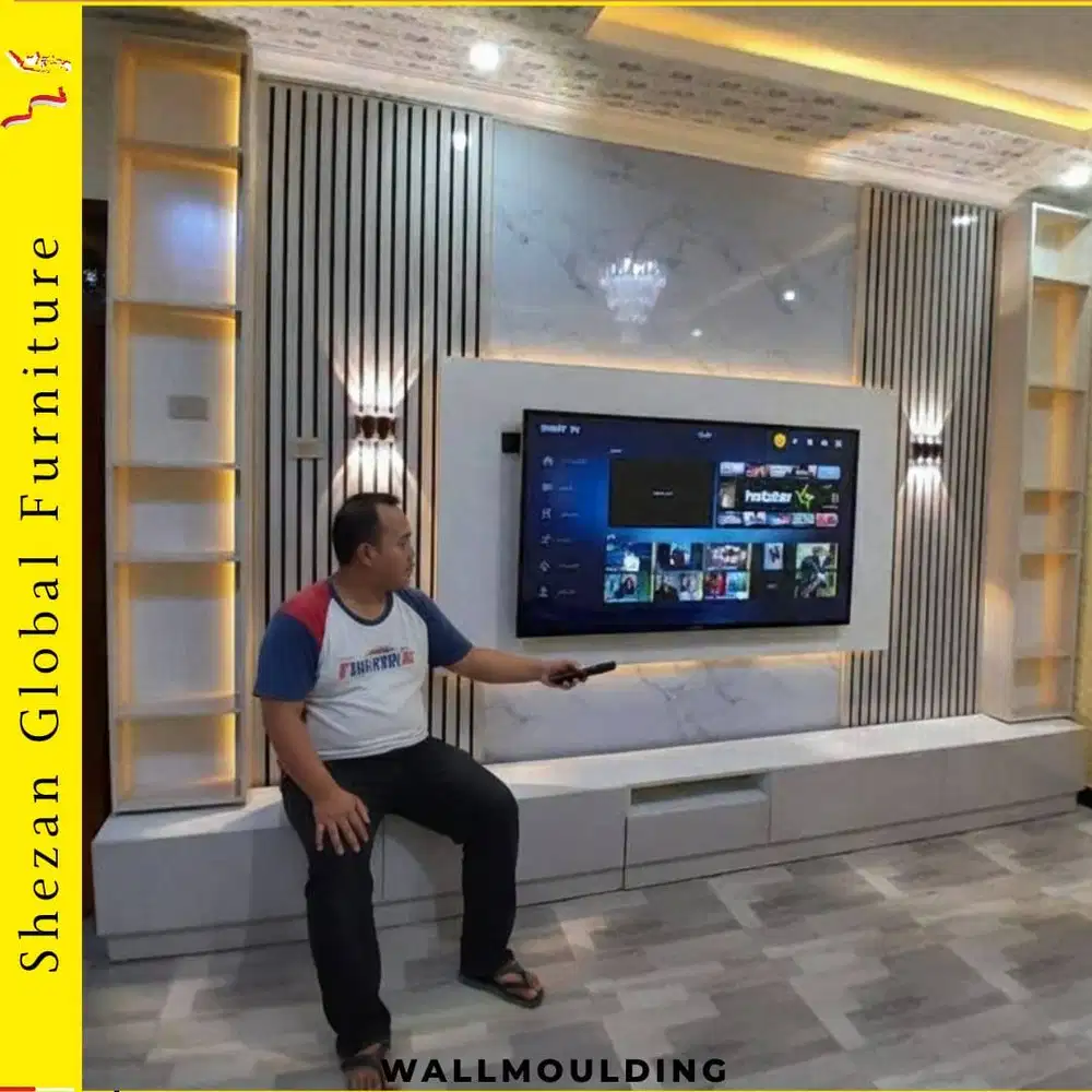 JASA BACKDROOP TV CUSTOM BISA REQUEST DESAIN HARGA MURAH