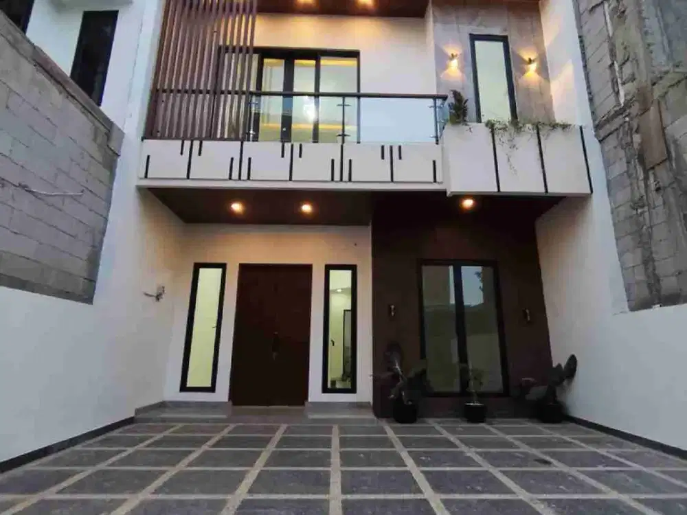 Dijual Rumah Mewah Modern + Rooftop